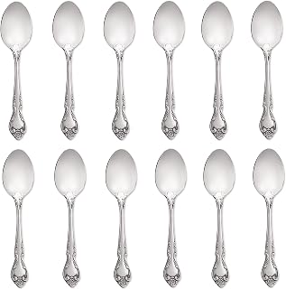 Lifetime Brands Lyon Queens Fancy 18/8 Stainless Steel Teaspoon (Set of Twelve)