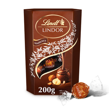 Lindor Hazelnut 200g by Lindt – 7.05 Ounce (Pack of 1), Model 108309261