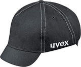 Uvex u-Cap Sport Bump Cap - Head Protection Cap with Short Peak and Hard Shell - Size 55 to 59 cm Black