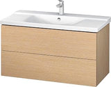 Duravit LC625001212 L-Cube Vanity Unit F. P3, 2 Drawers 555X1020X481Mm, American Walnut