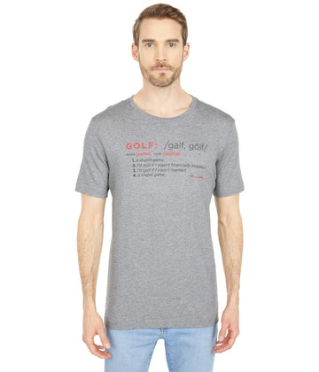 Trail Magic T-Shirt Heather Quiet Shade SM by TravisMathew – Small, Cotton, Heather Quiet Shade, Model 1MS166