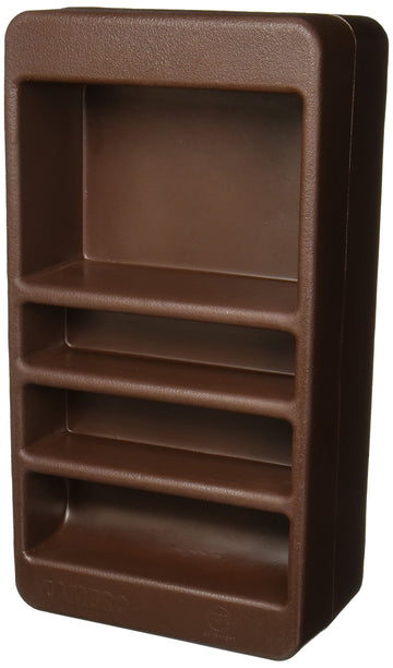 (LCDCH131) 8-3/4" x 16-1/2" x 5" Condiment Holder for Camtainer® by Cambro – Plastic, Dark Brown