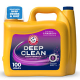 Deep Clean Odor Formula Liquid Laundry Detergent by ARM & HAMMER – 150 Fl Oz (Pack of 1), Model 033200942597
