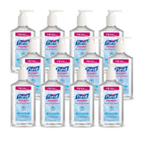 Hand Sanitizer Refreshing Gel Pump Bottle by Purell – 12 Fl Oz (Pack of 12), Clear, Pack of 12, Model 3659-12