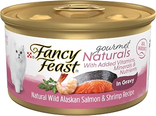 Fancy Feast Purina Gourmet Naturals Salmon and Shrimp (12 Pack) 3 oz