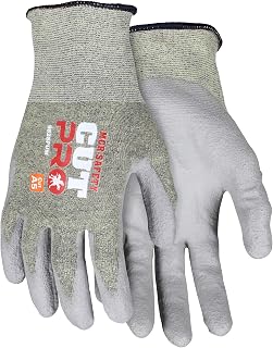 MCR Safety 9828PUXXL Cutpro Work Gloves, 2X-Large, Gray, Green, 1-Pair