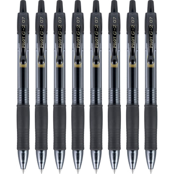 G2 Premium Gel Pens by PILOT – 8 Count (Pack of 1), ink, Black, Model G27B8BLK-AMZ