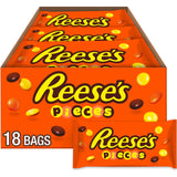 PIECES Peanut Butter in a Crunchy Shell by Reese's – 1.53 Ounce (Pack of 18), Pack of 18, Model 034000248513