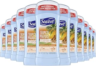 Suave Tropical Paradise Invisible Solid Anti-Perspirant Deodorant 2.6 oz (Pack of 12)