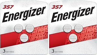 Energizer LR44 Battery, Silver Oxide 303, 357, AG13, or SR44 1.5 Volt Batteries (1 Battery Count) - Packaging May Vary (Pack of 2)