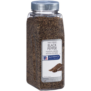 Table Grind Black Pepper by McCormick Culinary – 18 Ounce (Pack of 1), r, Model MC00065