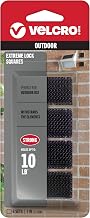 Velcro VEL-30177-USA ALFA-LOK Heavy Duty Fasteners 1 X 1 - Black 6 Sets