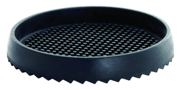 Drip Tray by Tablecraft – 6.5", Thermoplastic Rubber, Black, Model 6BK