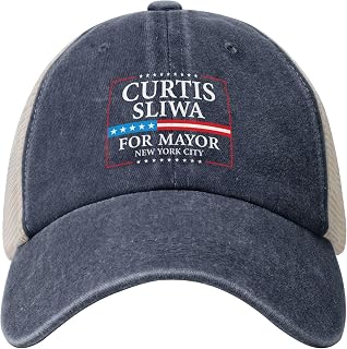 Curtis Sliwa for New York City Mayor 2025 Election Hat Election Race Golf Dad Hats Denim Mesh Snapback