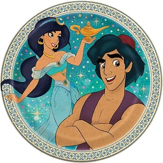 Unique Industries 309990 7 in. Aladdin Round Dessert Plate - 8 Count