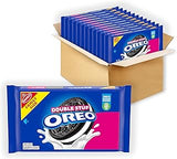 Oreo Double Stuf Chocolate Sandwich Cookies, Family Size, 12 - 20 oz Packs