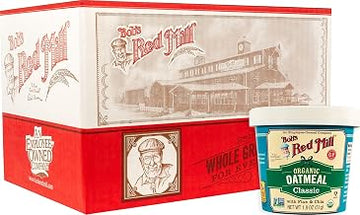 Bob's Red Mill Classic Organic Gluten Free Oatmeal Cup, 12 Count