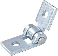 Global Industrial 2 Hole Adjustable Hinge, Electro-Galvanized Zinc, 4-3/4"L, Lot of 5