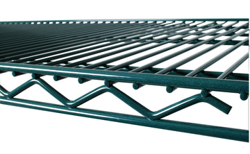 Commercial Epoxy Wire Shelving 18 x 60 - NSF (2 Shelves) by L and J – Plastic, Chrome