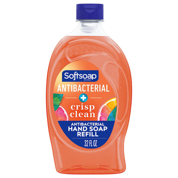 Antibacterial Liquid Hand Soap Refill by Softsoap – 32 Fl Oz (Pack of 1), Plastic, Orange, Model 166098