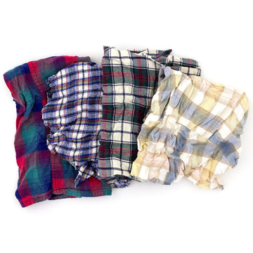 COLORED FLANNEL by Hospeco – One Size, Flannel, Assorted Colors, Model 180-50