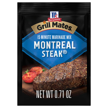 McCormick Montreal Steak Marinade Mix by Grill Mates – 0.71 Ounce (Pack of 1), Model 10052100760695