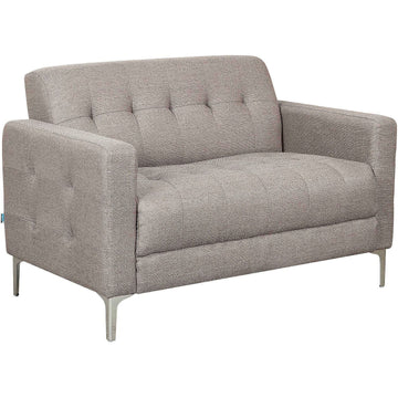 Fabric Upholstered Loveseat by Global Industrial – Tan, Model HX-7016-2