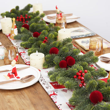SY Super Bang Christmas Garland, 6 Feet Long, Green