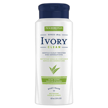 Clean Aloe Body Wash 21 oz Packaging may Vary by Ivory – 21 Fl Oz (Pack of 1), Model 10037000919848
