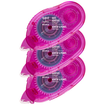 62149 Mono Adhesive Dots Applicator Refills by Tombow – Value Pack, Adhesive, Multicolor, Model AMT62149