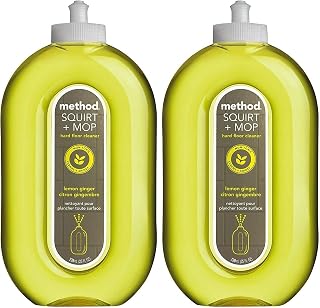 Method Squirt & Mop Hard Floor Cleaner - Lemon Ginger - 25 Fl Oz (Pack of 2)