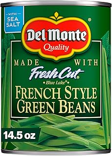 Del Monte BLUE LAKE French Style Green Beans, Canned Vegetables, 14.5 oz Can