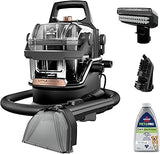 Bissell Little Green HydroSteam Portable Carpet Cleaner, 3618 | HydroSteam technology combines hot water and steam; multi-purpose upholstery & car/auto detailing