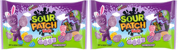 Sour Eggs Soft & Chewy Easter Candy by Sour Patch Kids – 18 Count (Pack of 2), Purple, Pack of 2