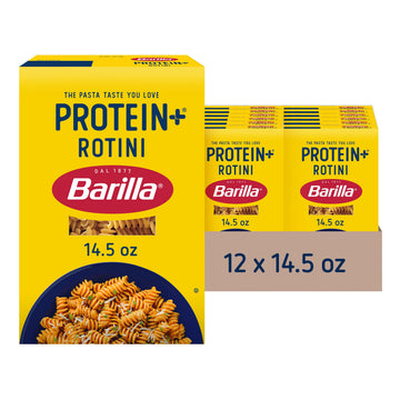 Protein+ (Plus) Rotini Pasta by Barilla – 14.5 Ounce (Pack of 12), Pack of 12, Model K85WHZW