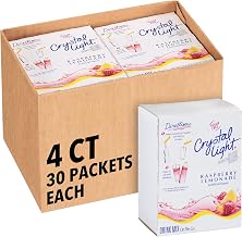 Crystal Light Single Serve Raspberry Lemonade Artificially Flavored Powdered Drink Mix, 120 per Case, 4 Boxes of 30 On-the-Go Packets | Single-Serve, Powdered Drink Mix, Zero Sugar & Just 10 Calories per Serving, Gluten Free, for a Light Beverage on the Go