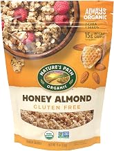 Nature's Path Organic Honey Almond Granola, 11 oz (Pack of 8) | Gluten-Free Almond Crunch: 15g whole grain granola with roasted almonds, clover honey and chia seeds