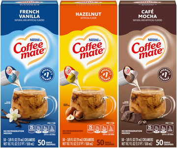 Liquid Creamer Singles Variety by Coffee Mate – 18.75 Fl Oz (Pack of 3), Pack of 3