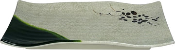 Yanco HO-2414 13"x 9" Japanese Style Melamine Rectangle, Box of 36