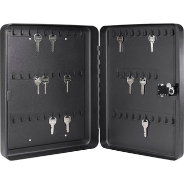 Wall Mount 57 Position Key Cabinet with Combination Code by Barska – 57 Keys, 57.0 load, Alloy Steel, Black