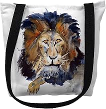 Betsy Drake TY168M 16 x 16 in. Lion Tote Bag - Medium
