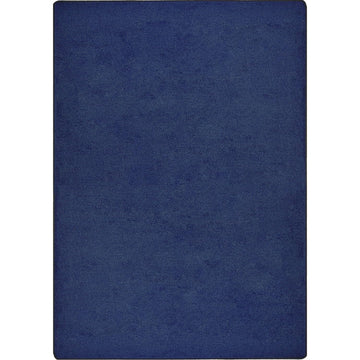 Endurance Solid Colored Area Rug in Color Midnight Sky by Joy Carpets – 4' x 6' (Rectangular), Polyester, Midnight Sky, Model 80N-03