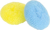 Quickie Plastic Mesh Scourers, 2-Pack, Cleaning Scouring Pads for Kitchen Cleaning and Bathroom Cleaning