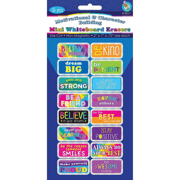 Productions Non-Magnetic Mini Whiteboard Erasers by Ashley – Foam, Multi, Model ASH78017