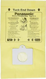 Panasonic C-5 Micron Filtration Vacuum Bags - 3 bags