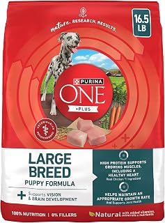 Purina ONE Plus Large Breed Puppy Food Dry Formula - 16.5 lb. Bag