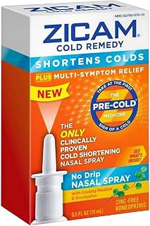 Zicam Remedy No Drip Nasal Spray 0.50 fl oz (Pack of 9)