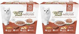 Fancy Feast Purina Wet Cat Food Variety Pack Gourmet Naturals Poultry and Beef Collection - 3 oz. Cans,(Pack of 60)