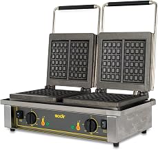 Equipex (GED20) - 110 Waffle/Hr Double Liege Waffle Baker