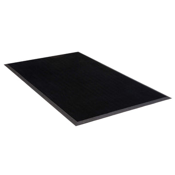 Trooper Outdoor Entryway Rubberized Doormat for Heavy Traffic Use by Apache Mills – 24 in x 32 in, Rubber, Black, Model 39-372-0900-24x32